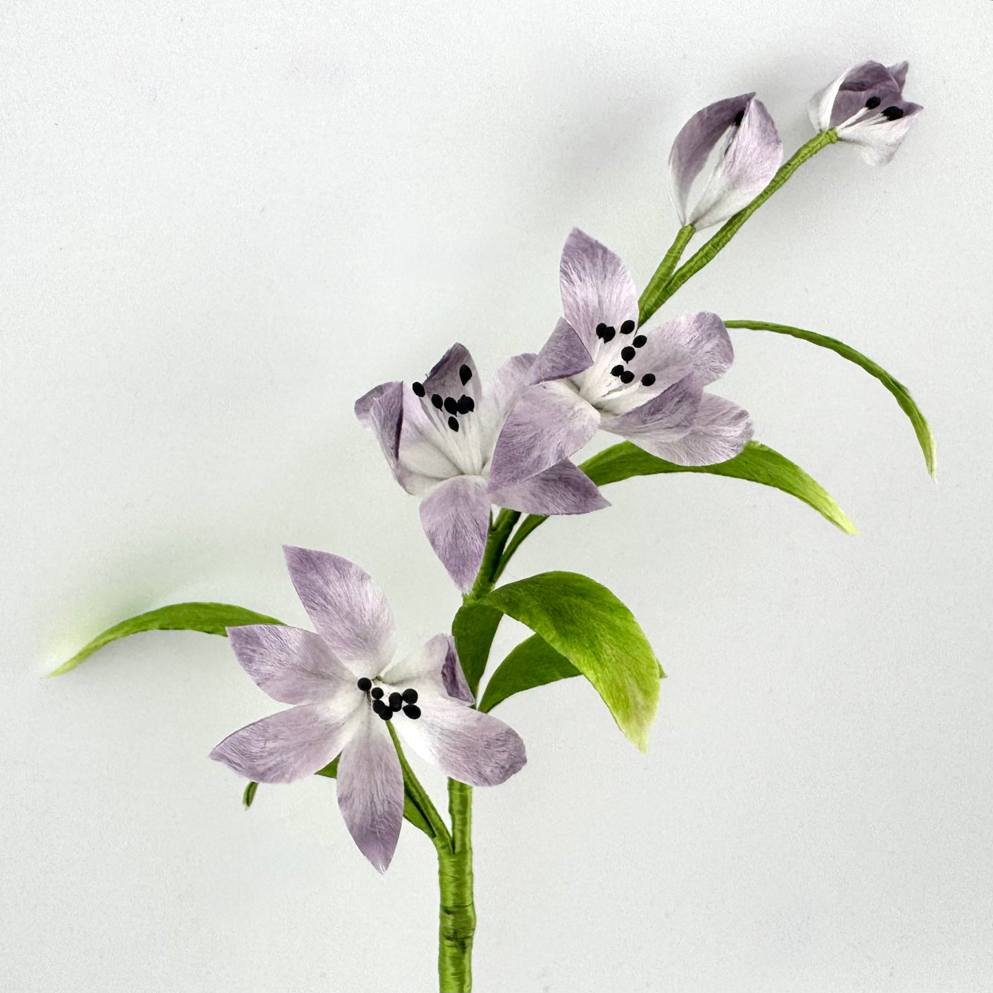 Silk Flower Brooch – Mauve Chinese Orchid