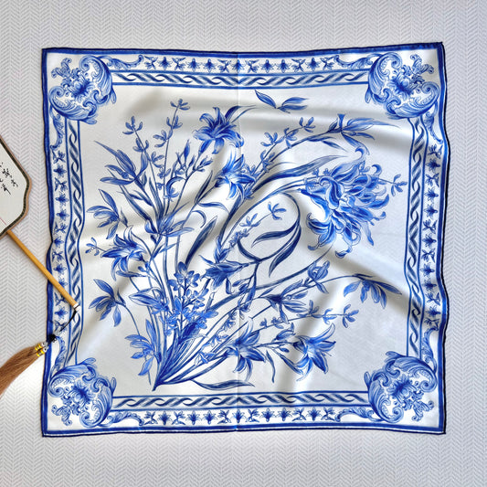 Orchids - Silk Scarf 65x65cm