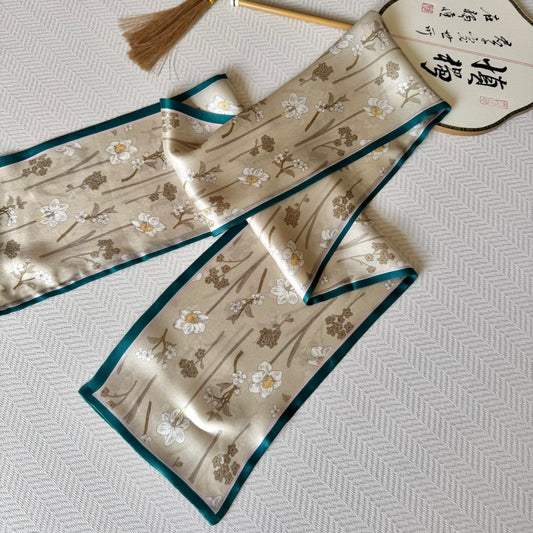 Whispers of Spring - 100% Silk Scarf