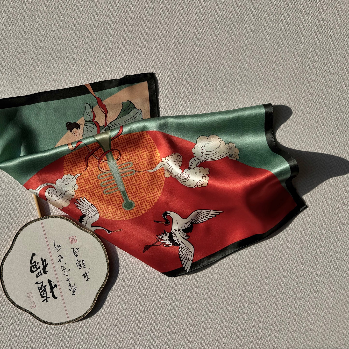 Silken Dance - Scarf 65x65cm