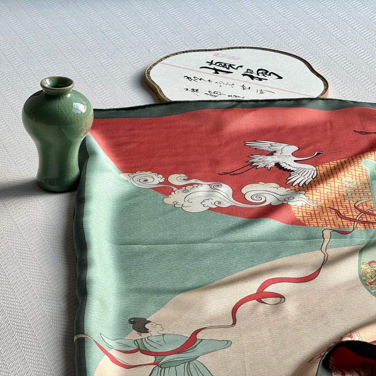 Silken Dance - Scarf 65x65cm
